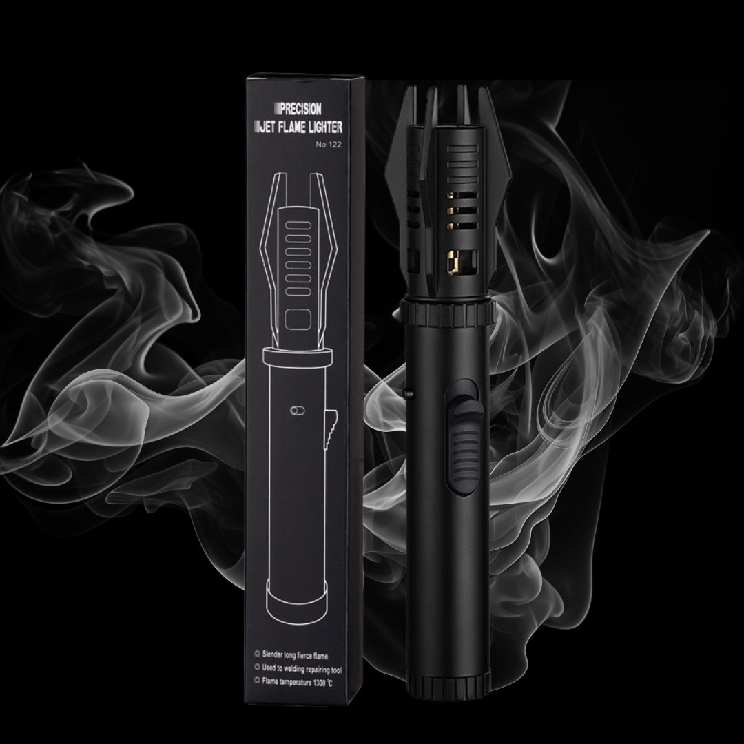 Windproof Gas Flame Lighter – Refillable & Durable