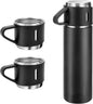 Stainless Steel Insulated Flask Set – Keeps Hot & Cold for 12 Hours