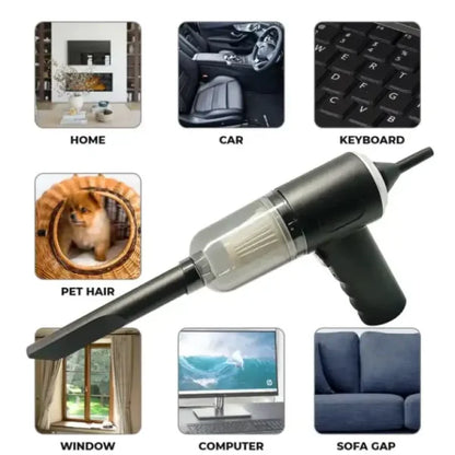 3-In-1 Portable Car Vacuum Cleaner – High Power Handheld Wireless Vacuum for Car, Home & Office