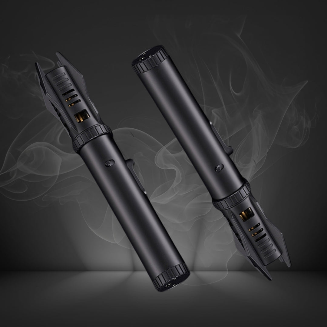 Windproof Gas Flame Lighter – Refillable & Durable