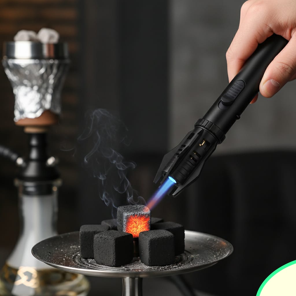 Windproof Gas Flame Lighter – Refillable & Durable