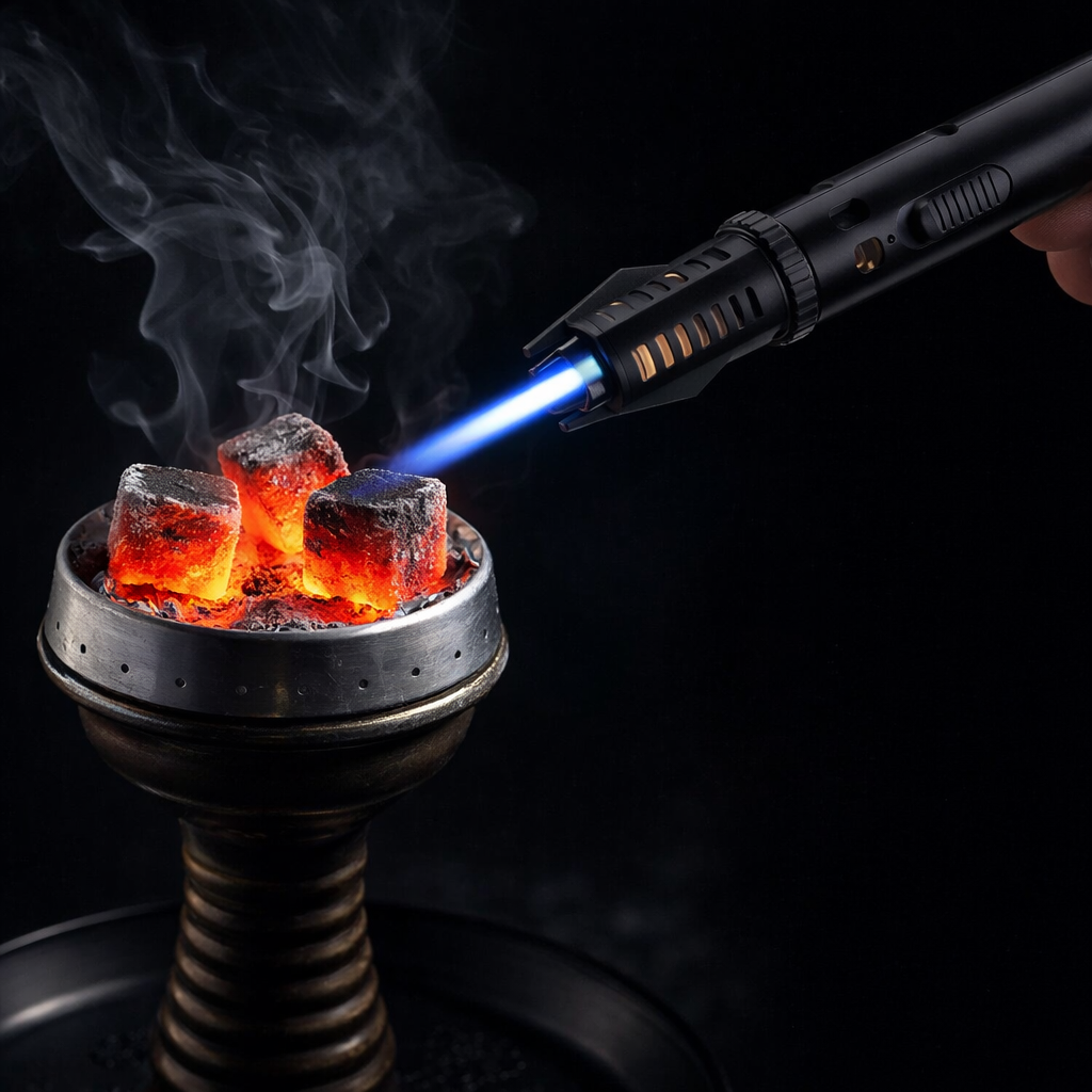 Windproof Gas Flame Lighter – Refillable & Durable