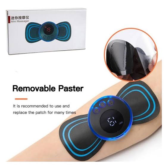 EMS Butterfly Smart Muscle Massager – 8 Modes Portable Pain Relief Device