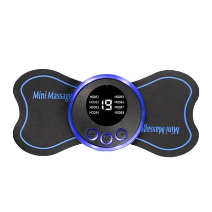 EMS Butterfly Smart Muscle Massager – 8 Modes Portable Pain Relief Device