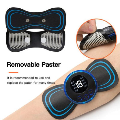 EMS Butterfly Smart Muscle Massager – 8 Modes Portable Pain Relief Device